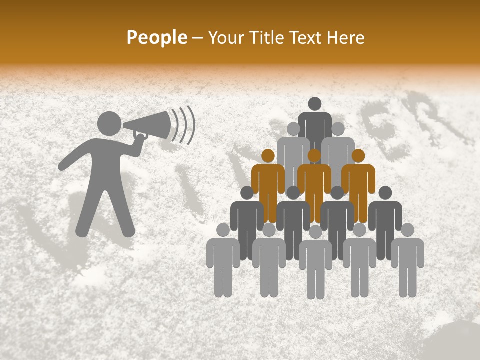 Driving White Inscription PowerPoint Template