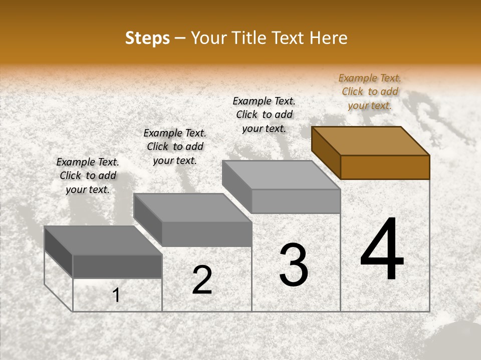 Driving White Inscription PowerPoint Template