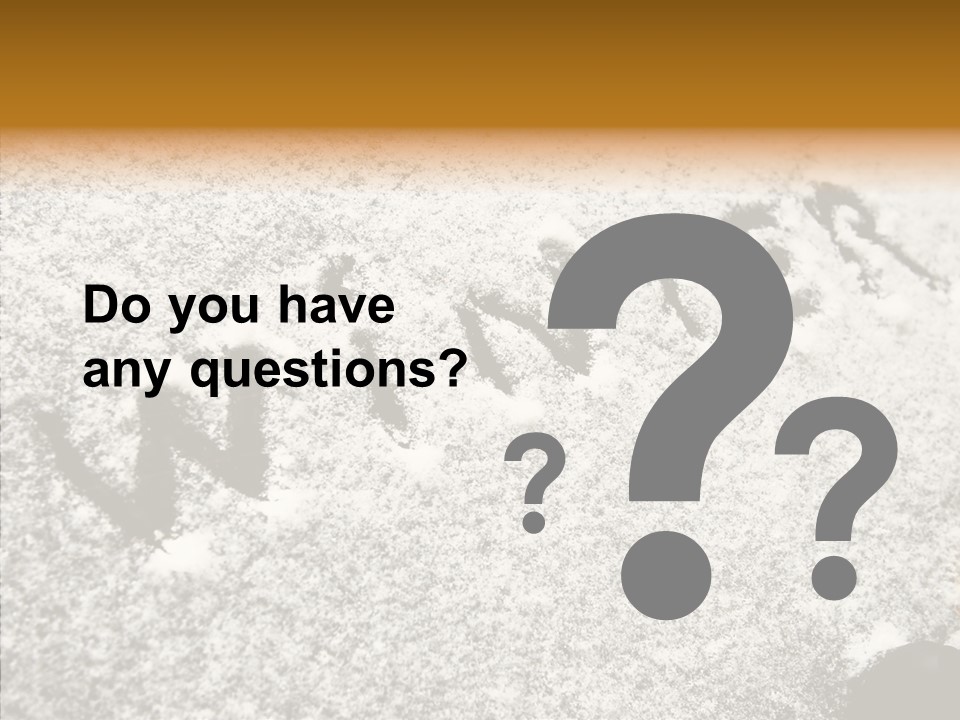 Driving White Inscription PowerPoint Template