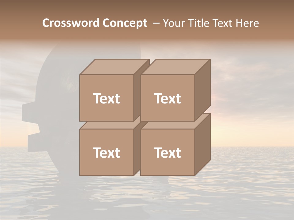 Blue Underwater Sea PowerPoint Template