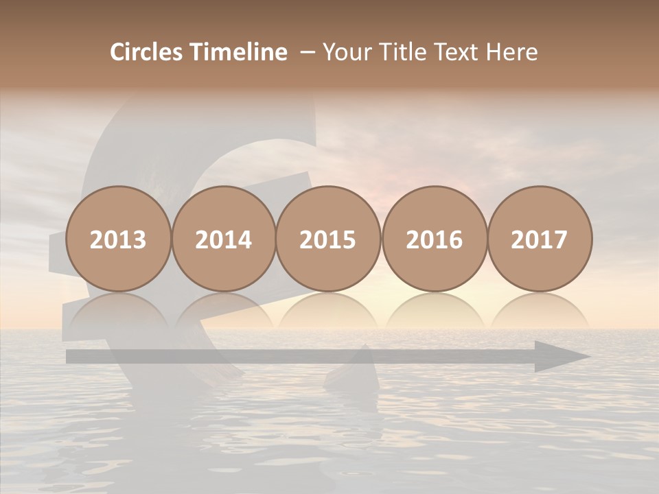 Blue Underwater Sea PowerPoint Template