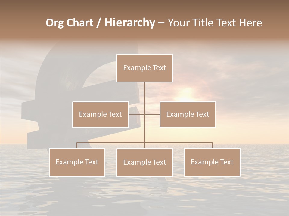 Blue Underwater Sea PowerPoint Template