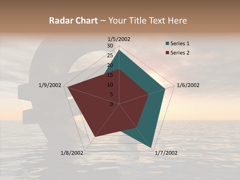 Blue Underwater Sea PowerPoint Template