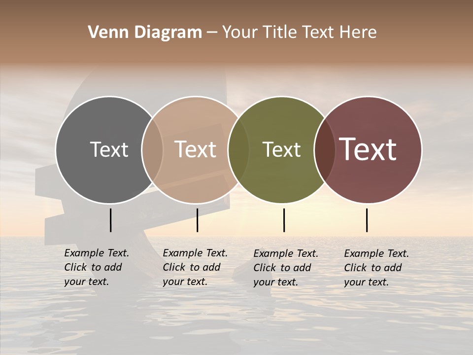 Blue Underwater Sea PowerPoint Template