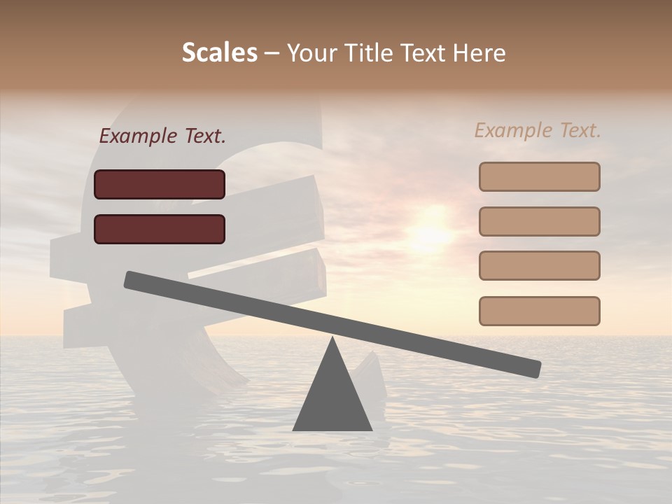 Blue Underwater Sea PowerPoint Template