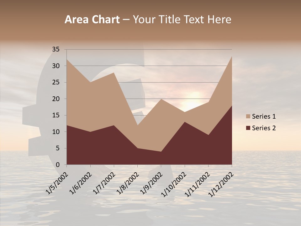 Blue Underwater Sea PowerPoint Template