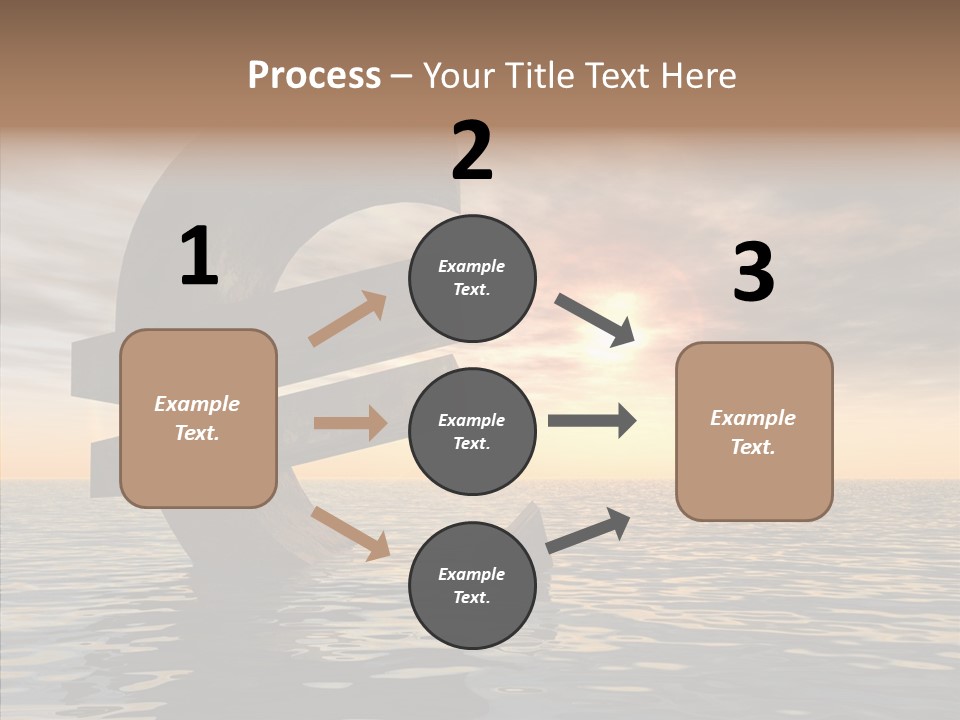 Blue Underwater Sea PowerPoint Template