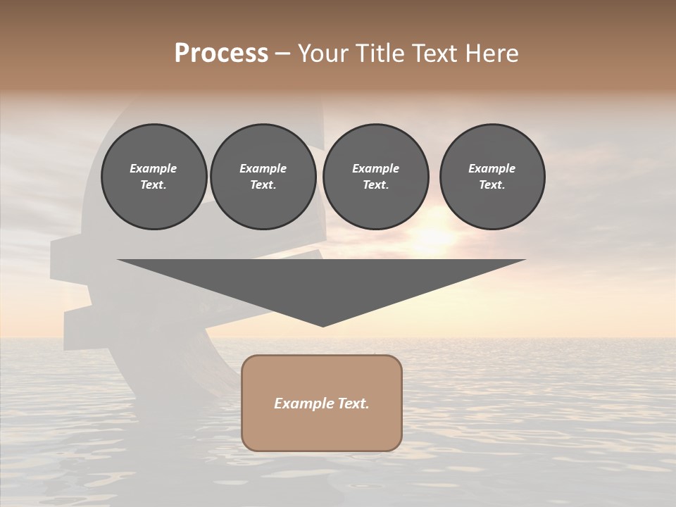 Blue Underwater Sea PowerPoint Template