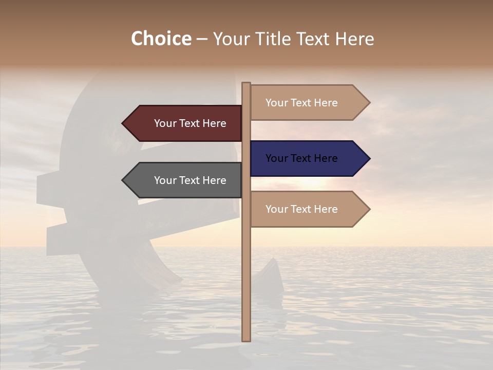 Blue Underwater Sea PowerPoint Template