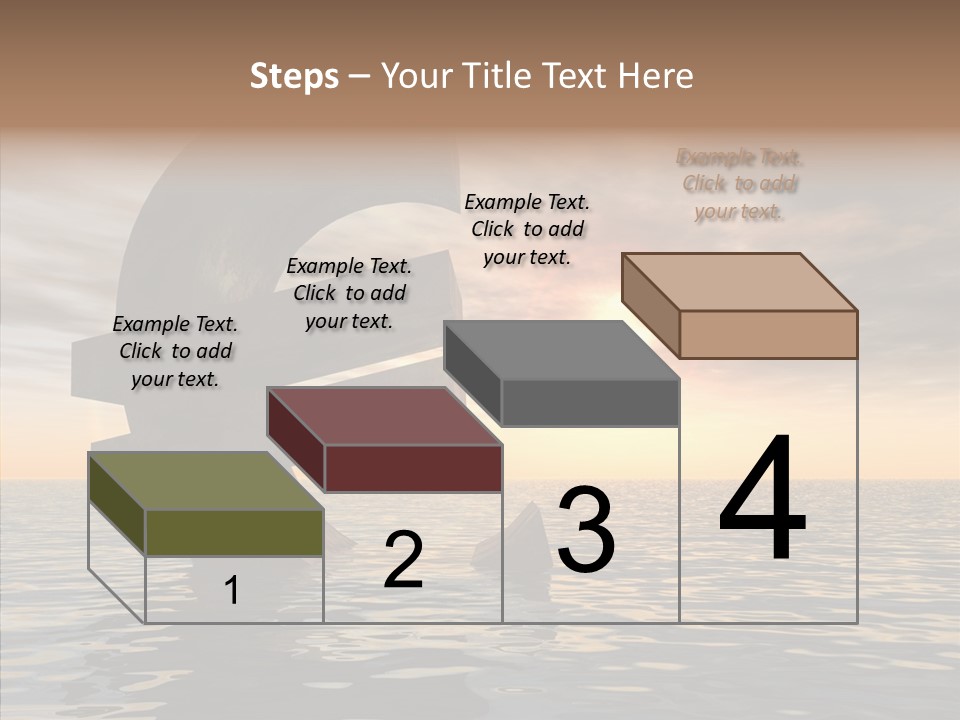 Blue Underwater Sea PowerPoint Template