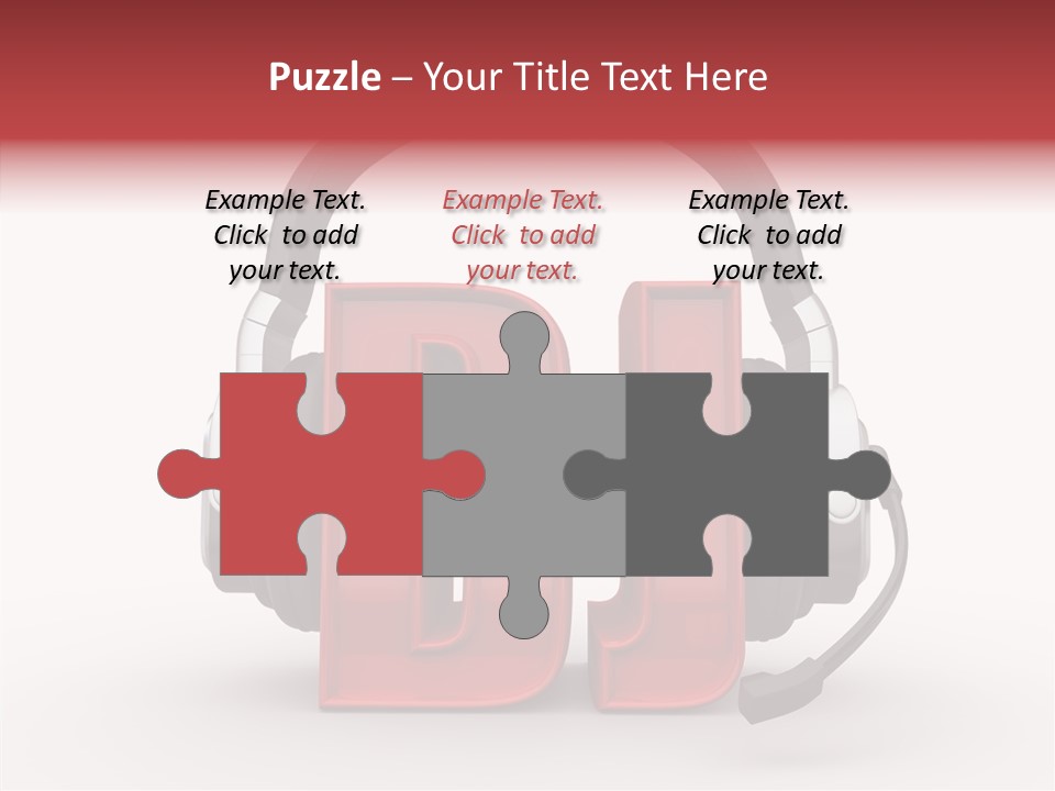 White Front Jokey PowerPoint Template