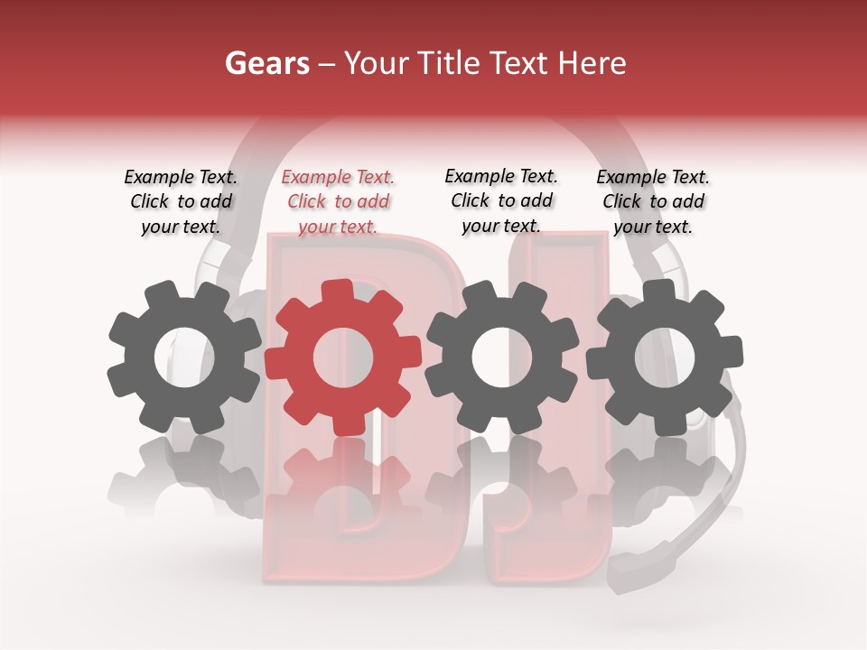 White Front Jokey PowerPoint Template