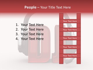 White Front Jokey PowerPoint Template
