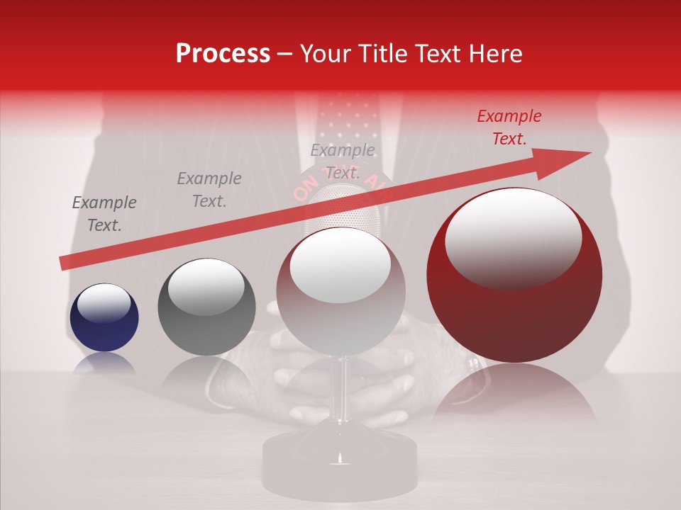 Broadcasting Tie Audio PowerPoint Template