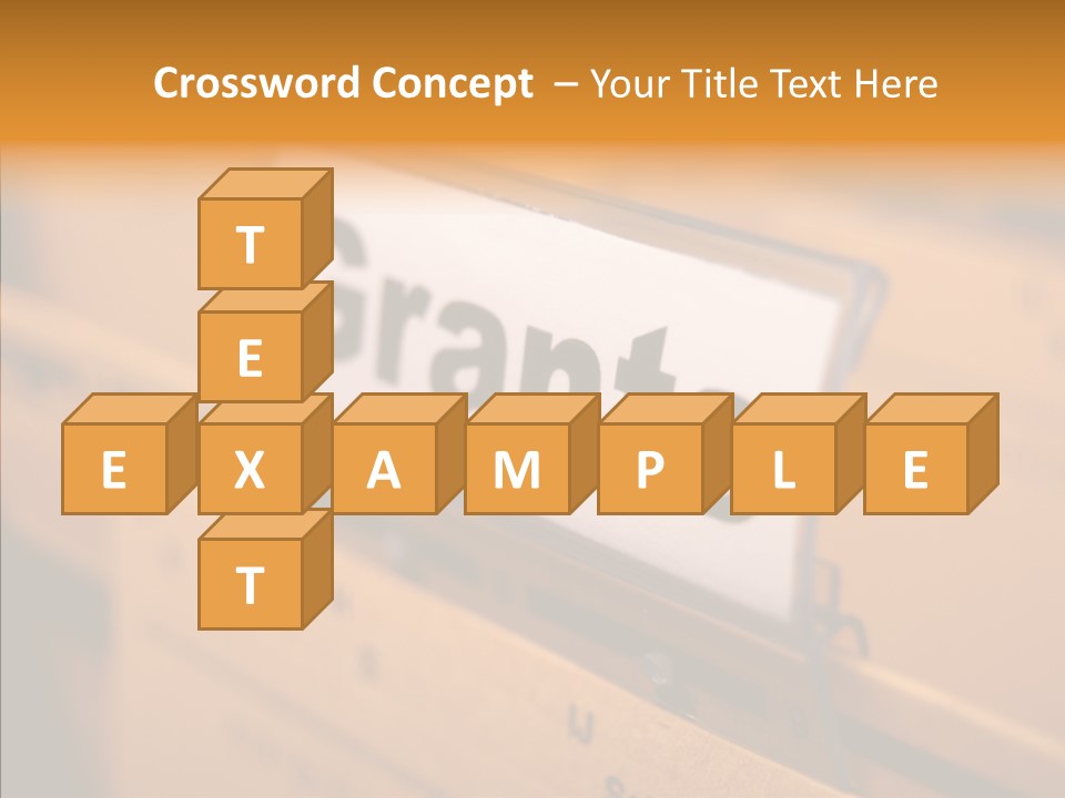 Grant File Paper PowerPoint Template