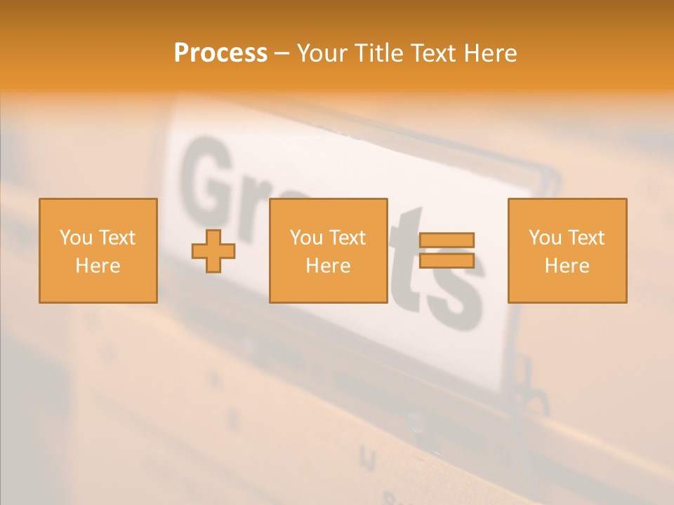 Grant File Paper PowerPoint Template