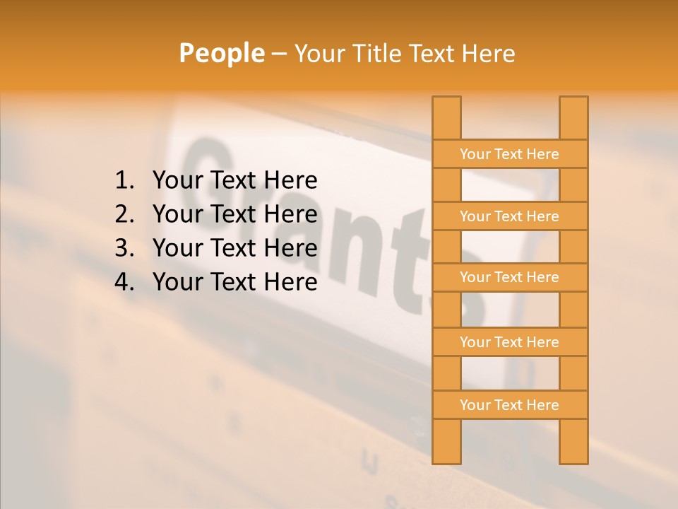 Grant File Paper PowerPoint Template