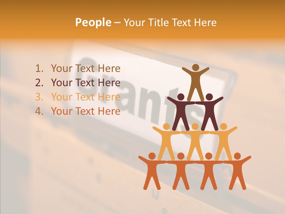 Grant File Paper PowerPoint Template