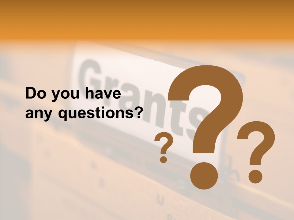 Grant File Paper PowerPoint Template