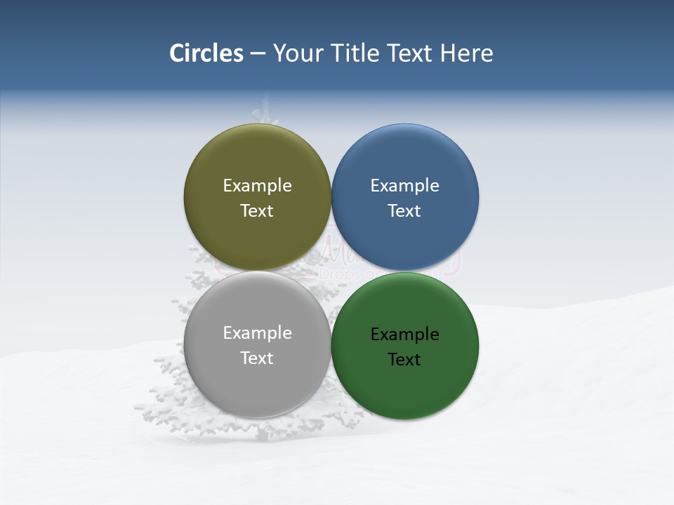 Freeze Beautiful Xmas PowerPoint Template