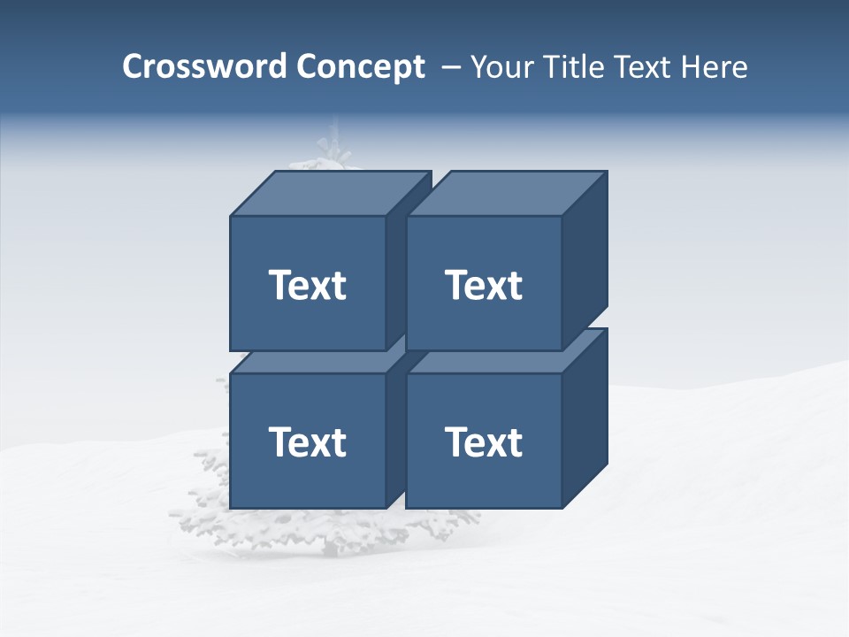 Freeze Beautiful Xmas PowerPoint Template