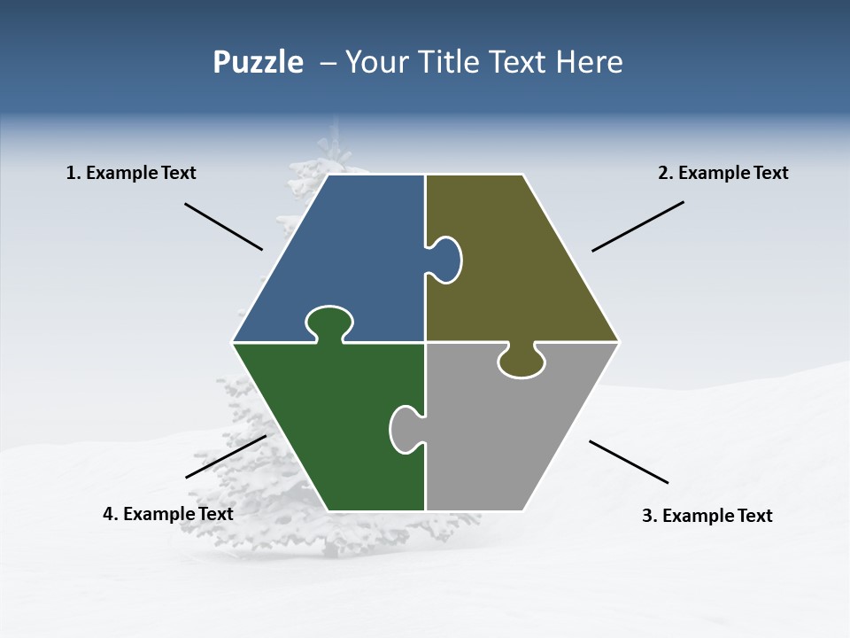 Freeze Beautiful Xmas PowerPoint Template