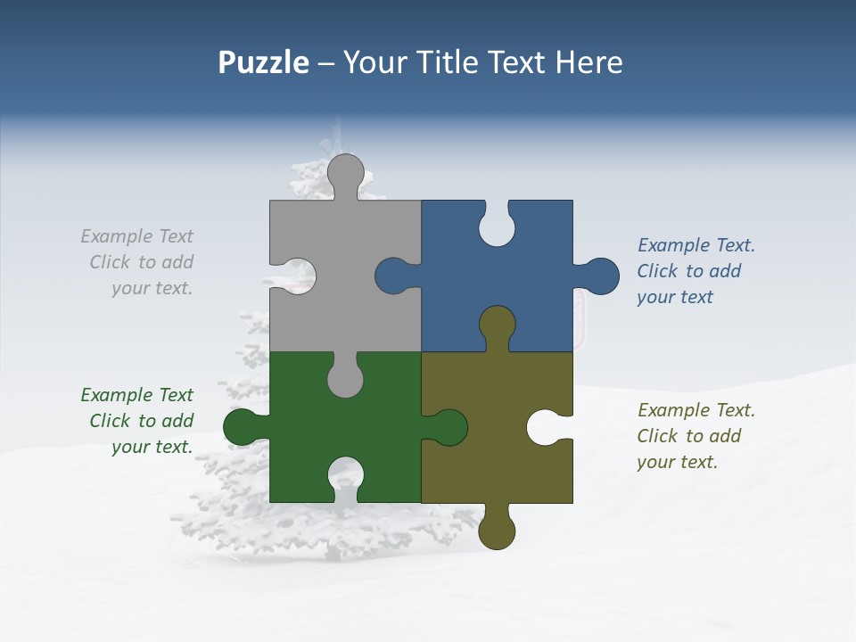 Freeze Beautiful Xmas PowerPoint Template