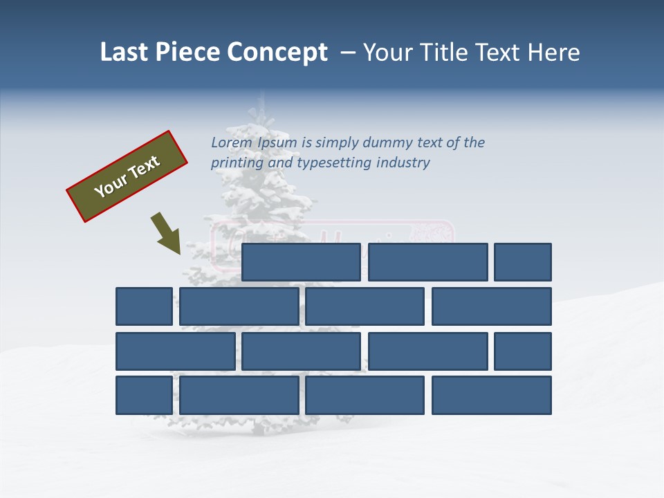 Freeze Beautiful Xmas PowerPoint Template