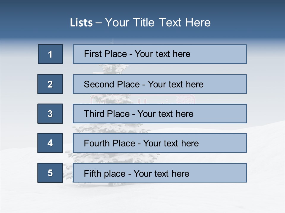 Freeze Beautiful Xmas PowerPoint Template