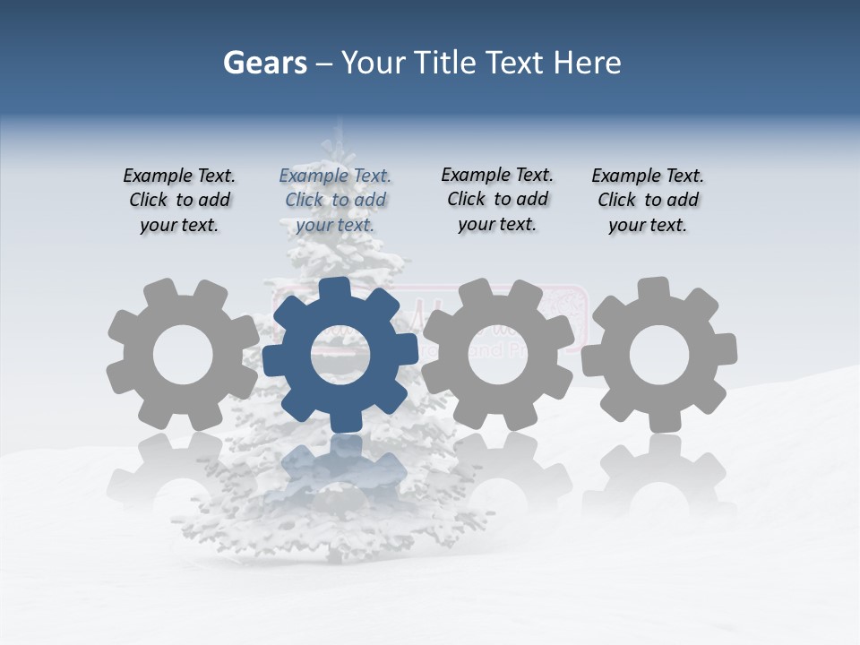 Freeze Beautiful Xmas PowerPoint Template