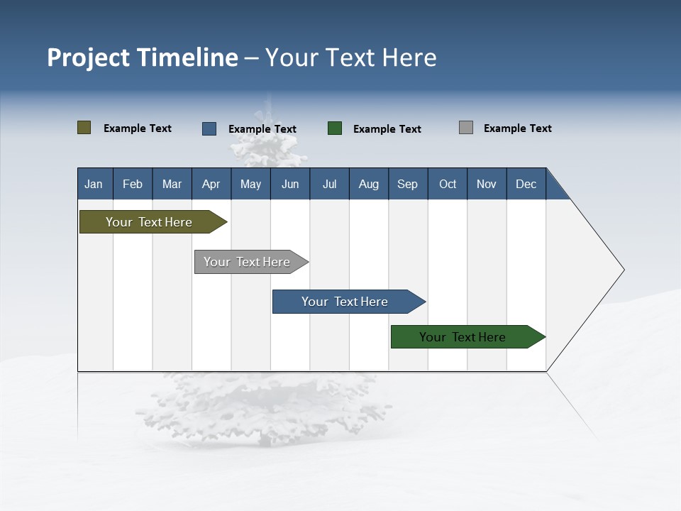 Freeze Beautiful Xmas PowerPoint Template