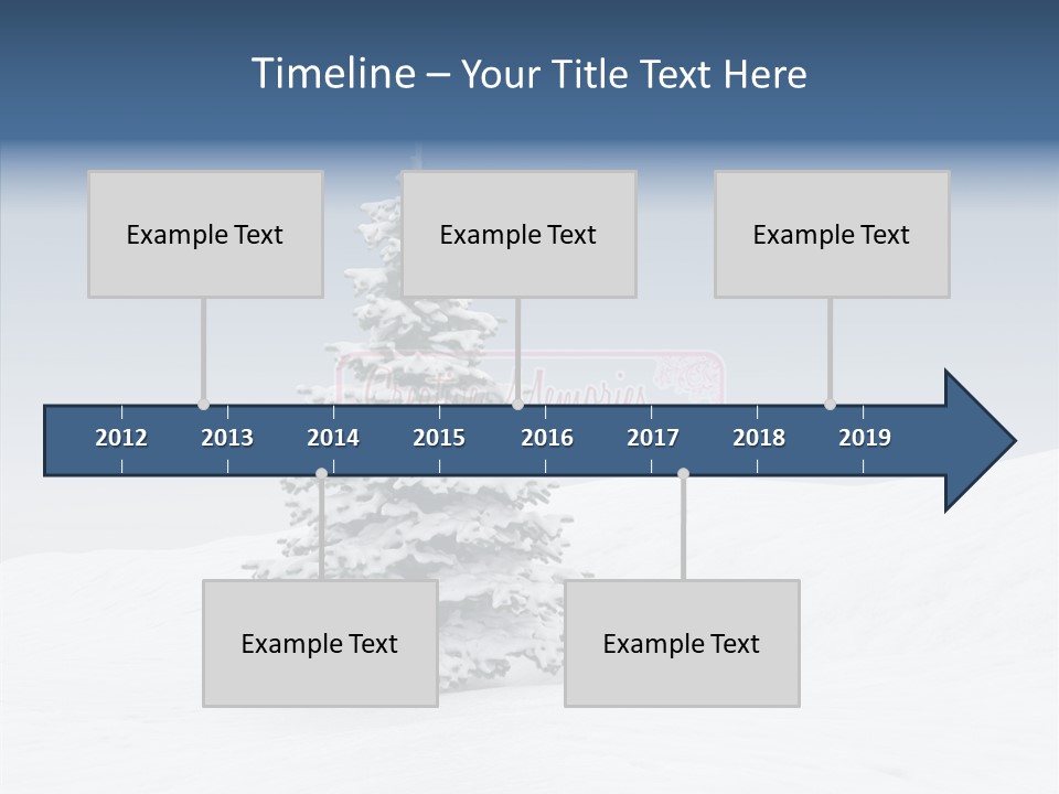 Freeze Beautiful Xmas PowerPoint Template