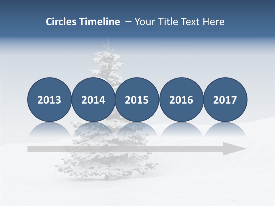 Freeze Beautiful Xmas PowerPoint Template