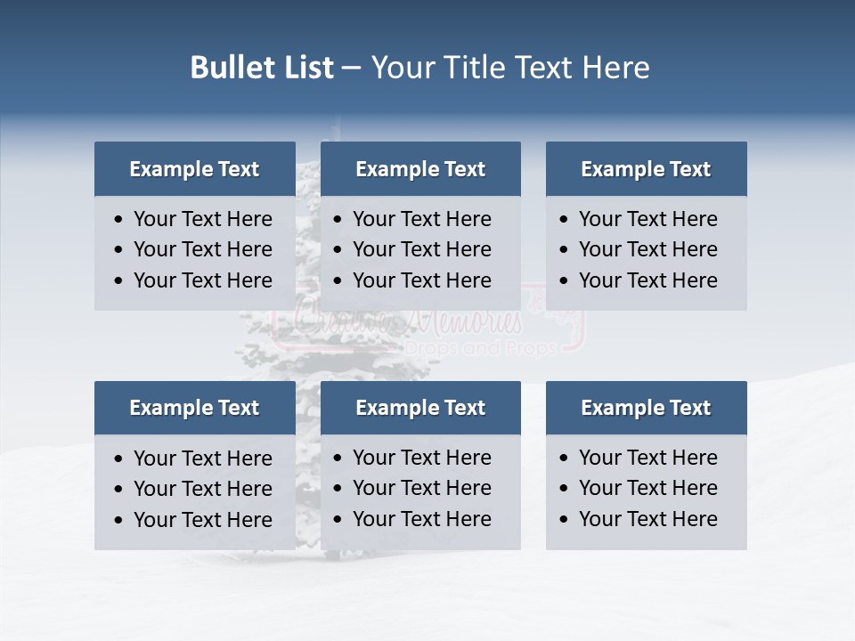 Freeze Beautiful Xmas PowerPoint Template