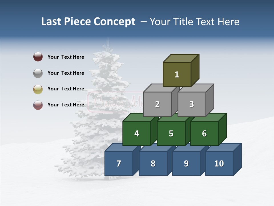 Freeze Beautiful Xmas PowerPoint Template