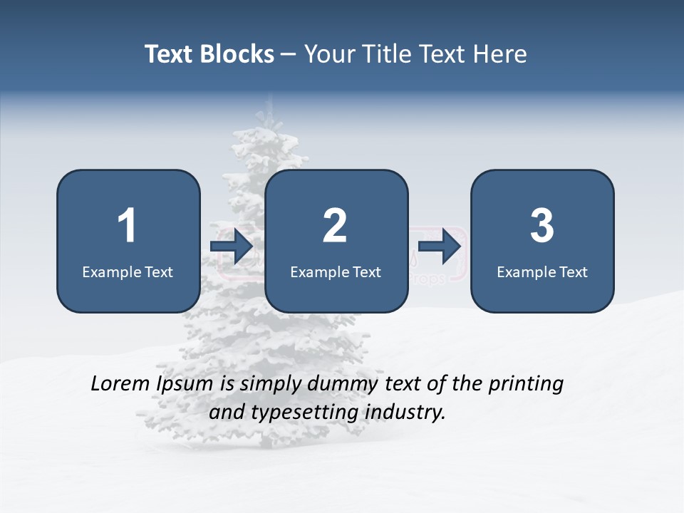 Freeze Beautiful Xmas PowerPoint Template