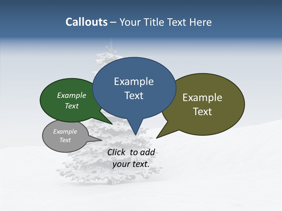 Freeze Beautiful Xmas PowerPoint Template