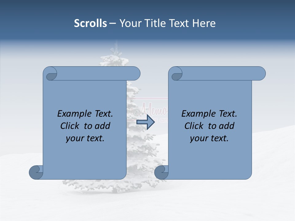 Freeze Beautiful Xmas PowerPoint Template