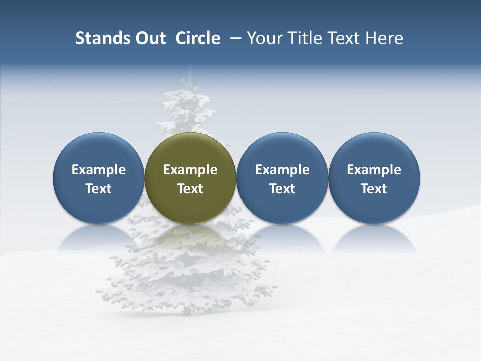 Freeze Beautiful Xmas PowerPoint Template