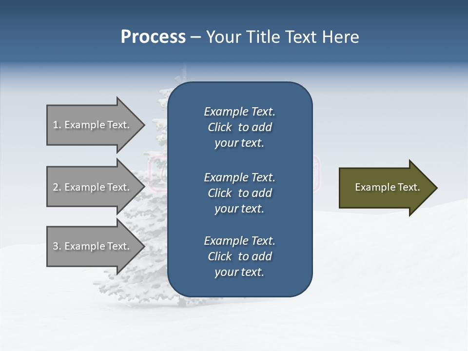 Freeze Beautiful Xmas PowerPoint Template