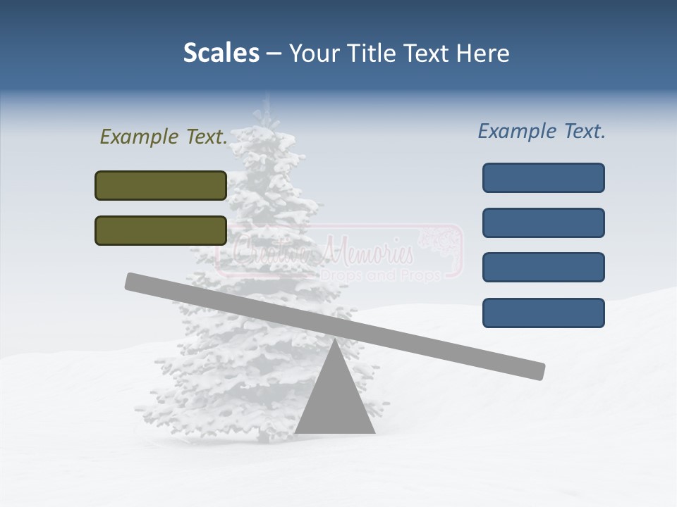 Freeze Beautiful Xmas PowerPoint Template