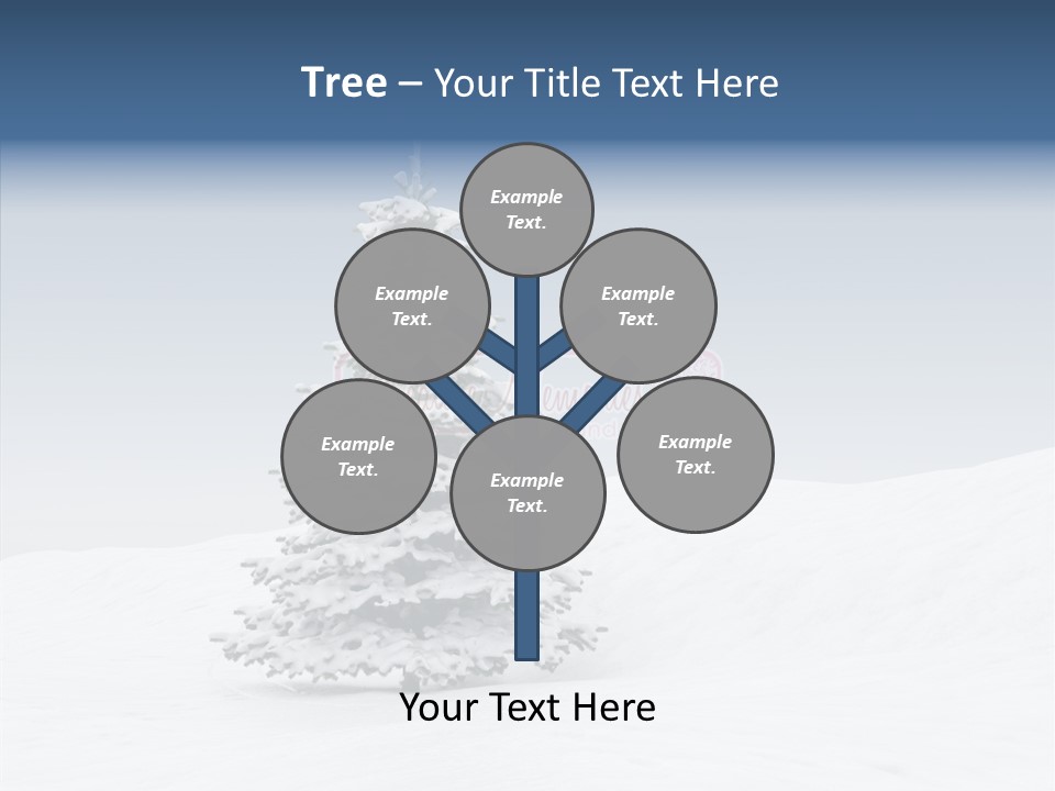 Freeze Beautiful Xmas PowerPoint Template
