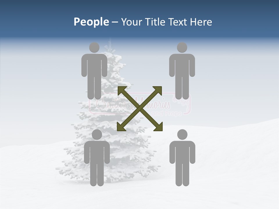 Freeze Beautiful Xmas PowerPoint Template