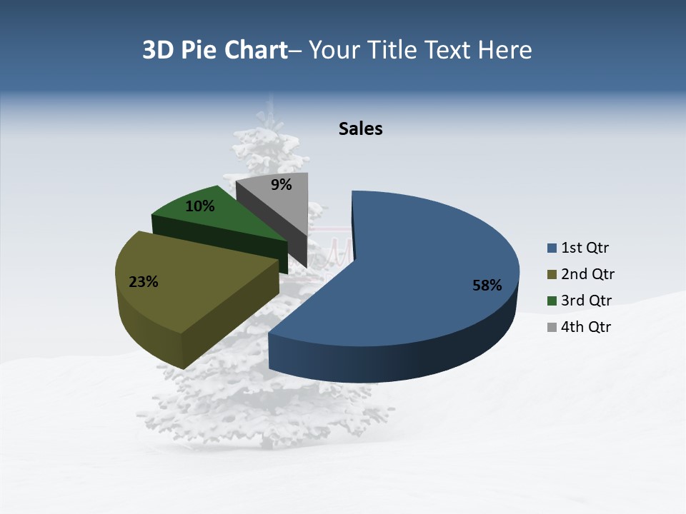Freeze Beautiful Xmas PowerPoint Template