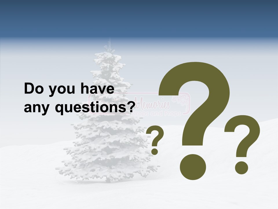 Freeze Beautiful Xmas PowerPoint Template