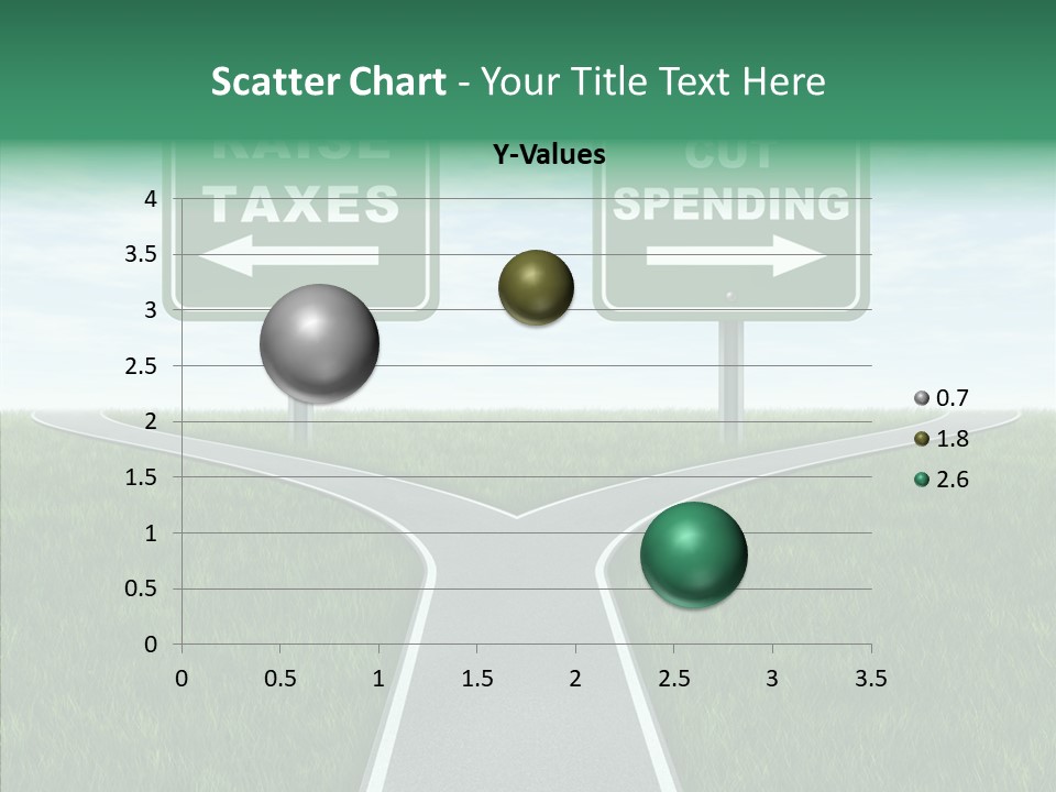 Road Highway Sign Strike An Accord PowerPoint Template