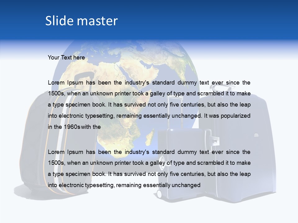 Concept Ocean White PowerPoint Template