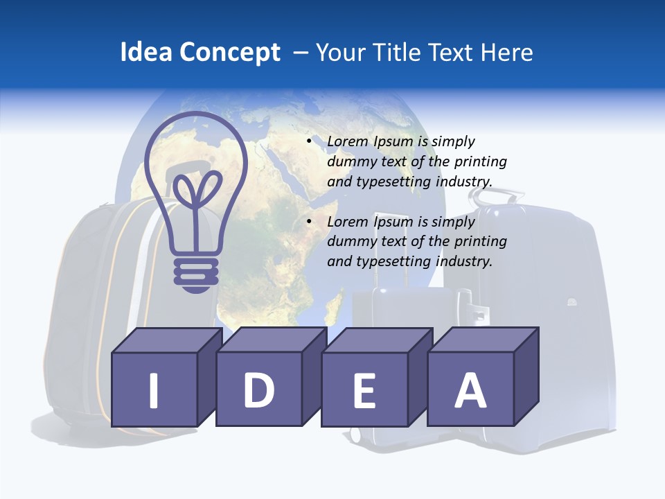 Concept Ocean White PowerPoint Template