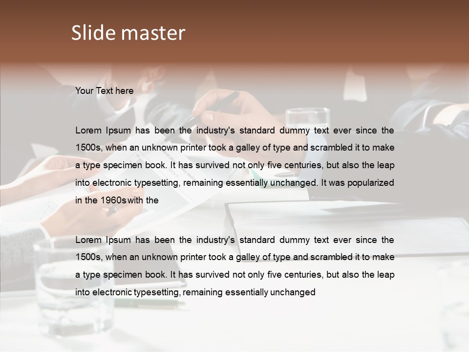 Communicate Meeting Teamwork PowerPoint Template