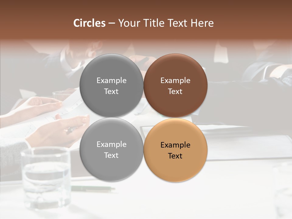 Communicate Meeting Teamwork PowerPoint Template